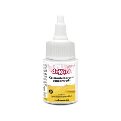 COLORANTE CONCENTRADO AMARILLO LIQ. LIPOSOLUBLE 30ML