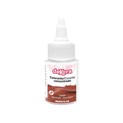 COLORANTE CONCENTRADO LIQUIDO MARRÓN 30ML
