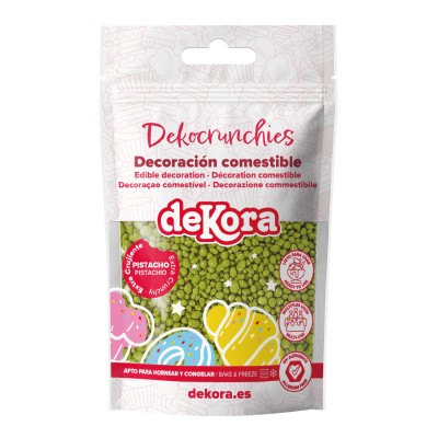 DECO DE AZÚCAR DEKOCRUNCHIES SABOR PISTACHO 100G