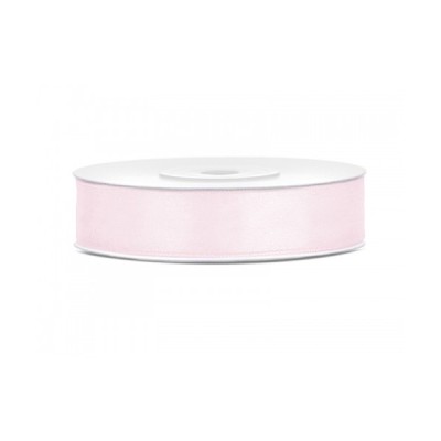 CINTA DE RASO ROSA PASTEL CLARO 12MM/25M