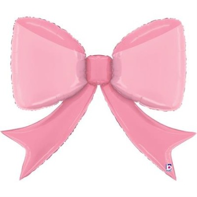 GLOBO FOIL LAZO ROSA 90 CM