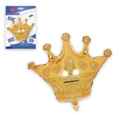GLOBO CORONA ORO 100 CM