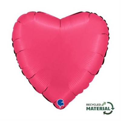GLOBO CORAZON ROSA 18'
