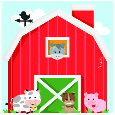 SERVILLETAS ANIMALES GRANJA 16 UND