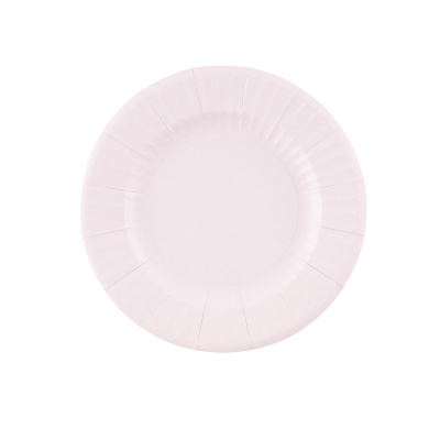 PLATO CARTON LAVANDA 21 CM 8 UND