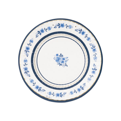 PLATOS BLUE ROYAL 21 CM 8 UND