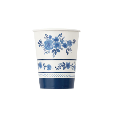VASOS CARTON BLUE ROYAL 8 UND