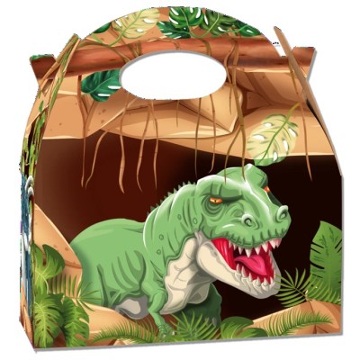 CAJITA CARTON DINOSAURIO