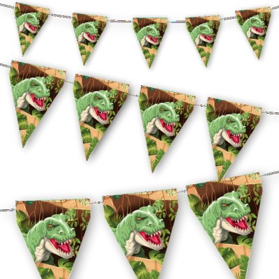 BANDERIN CARTON JURASIC DINO 3 METROS