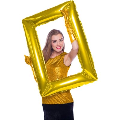 MARCO INFLABLE ORO 85 X 60 CM