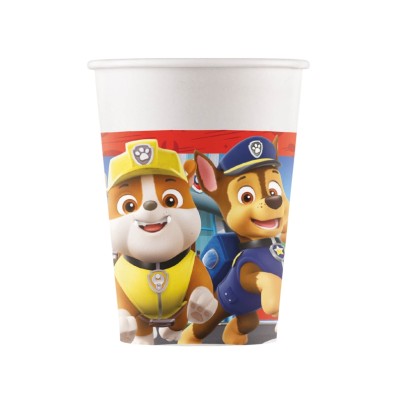 VASOS PATRULLA CANINA 25 CL 8 UND
