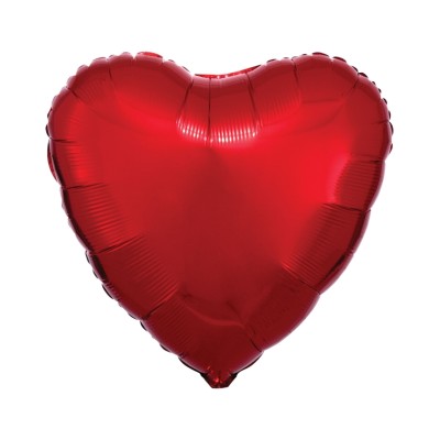 GLOBO CORAZON ROJO METAL 18'
