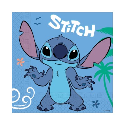 SERVILLETAS STITCH 33 CM 20 UND