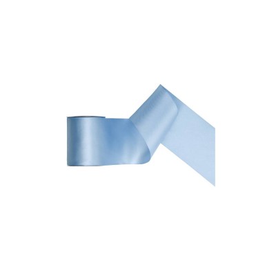 CINTA DE RASO, AZUL BRUMOSO, 100 MM/25 M