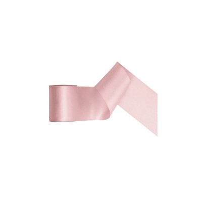 CINTA DE SATÉN, ROSA CLARO, 100MM/25M