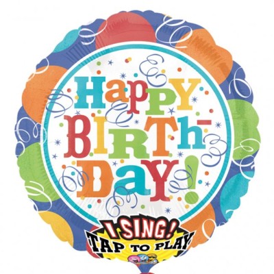 GLOBO FOIL MUSICAL ¨BIRTHDAY¨
