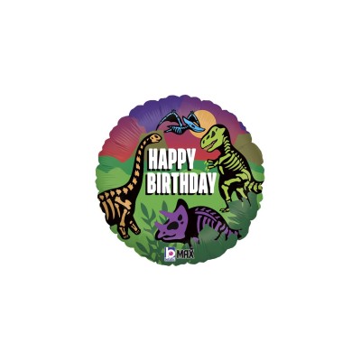 GLOBO DINOSAURIOS ¨HAPPY BIRTHDAY¨ 18'