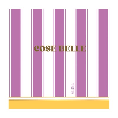 SERVILLETAS COSE BELLE 33 CM 16 UND