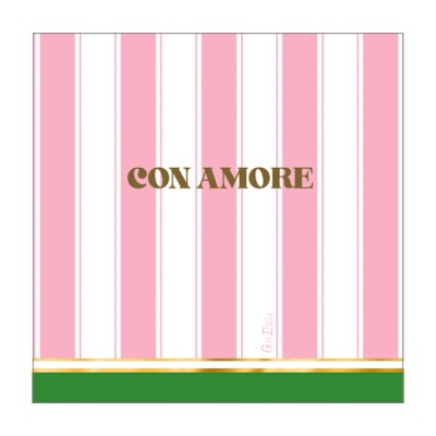 SERVILLETAS CON AMORE 33 CM 16 UND