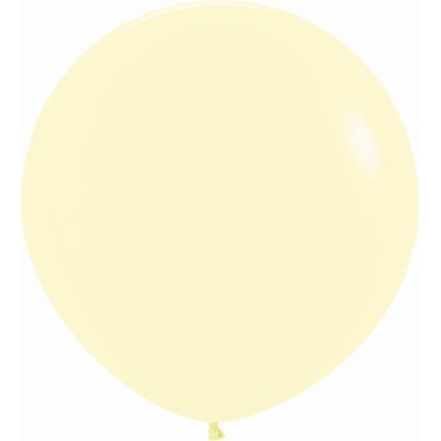 GLOBO AMARILLO PASTEL 90 CM (36')