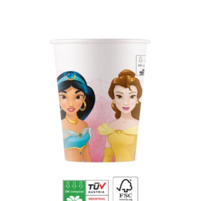 VASOS  PRINCESAS 8 UND
