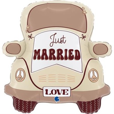 GLOBO WEDDING HIPPIE CAR 60 CM