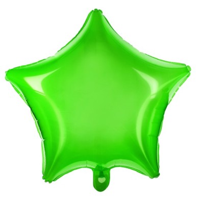 GLOBO FOIL ESTRELLA VERDE 48 CM