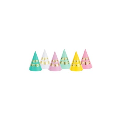 GORROS DE FIESTA HAPPY BIRTHDAY 6 UND