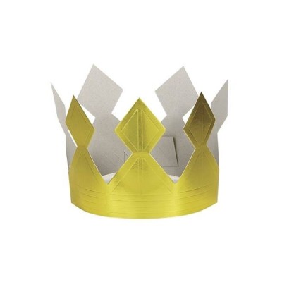 CORONA DE FELIZ CUMPLEAÑOS DORADA
