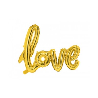 GLOBOS FOIL LOVE ORO 73 CM (NO HELIO)