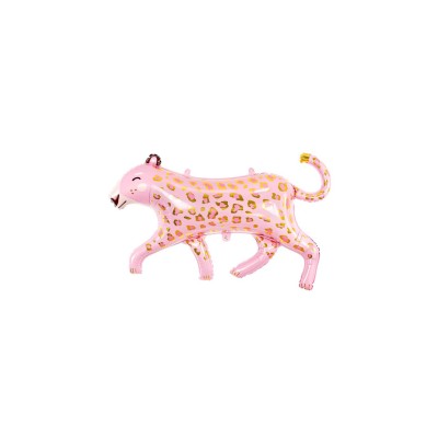 GLOBO FOIL LEOPARDO ROSA 103 CM