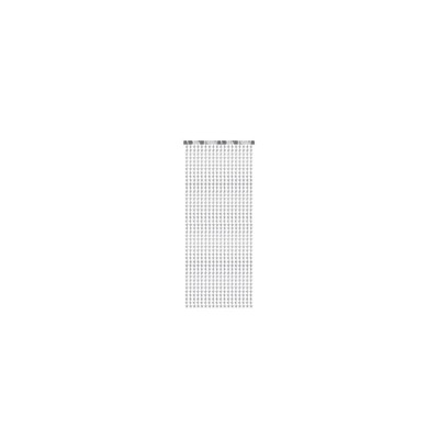 CORTINA DE FIESTA - ESTRELLAS, PLATA 2.45MTR