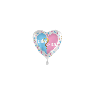 GLOBO FOIL CORAZON CHICO ? CHICA 18'