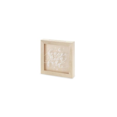 HUCHA DE MADERA 30 CM