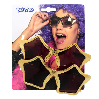 GAFAS ESTRELLA ORO 2 UND