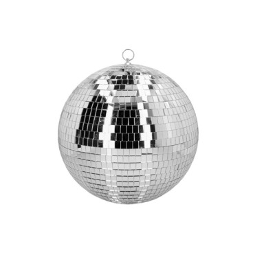 BOLA CRISTALES DISCOTECA PLATA 40 CM