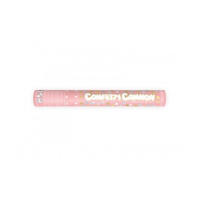 CAÑON CONFFETTI CIRCULOS ORO/ PLATA
