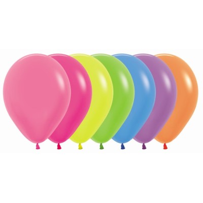 GLOBO LATEX R12 NEON SURTIDO 12UND
