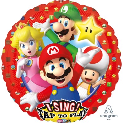 GLOBO MUSICAL SUPER MARIO 71 CM