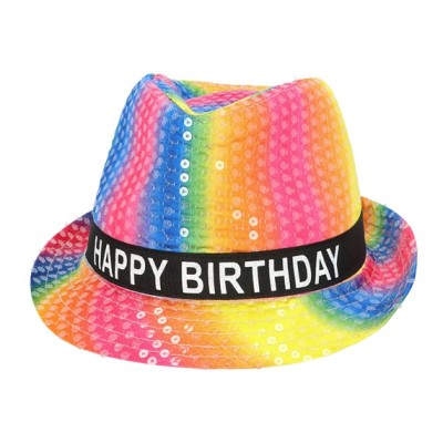 GORRO ARCOIRIS ¨HAPPY BIRTHDAY¨