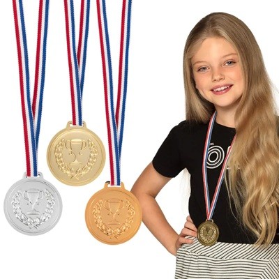 CONJUNTO DE 3 MEDALLAS DEL PODIO