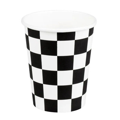 JUEGO DE 10 VASOS DE PAPEL RACING