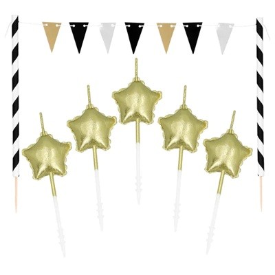SET VELAS Y TOPPER ELEGANTE