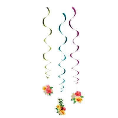 JUEGO DE 3 ESPIRALES DECORATIVAS PARADISE