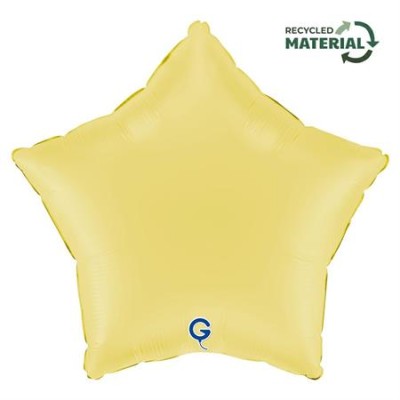GLOBO ESTRELLA AMARILLO MATTE 18'