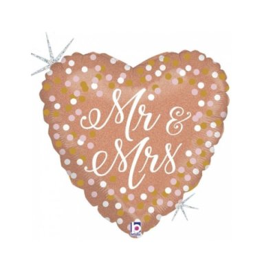 GLOBO FOIL ¨MR & MRS¨ 18'