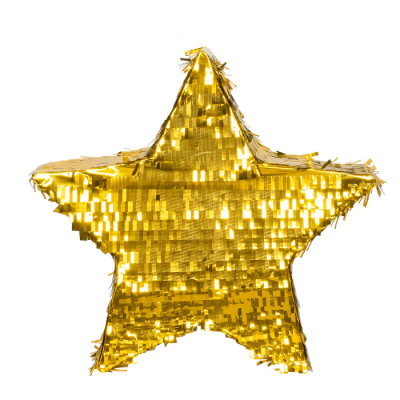 PIÑATA ESTRELLA ORO 44.5 CM