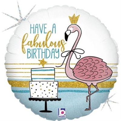 GLOBO ¨HAVE A FABULOUS BIRTHDAY¨ 18'