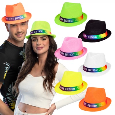 GORRO TELA ¨HAPPY BIRTHDAY¨ MULTICOLOR