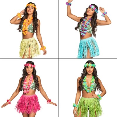 SET 4 PZAS CONJUNTO HAWAIANO STDO